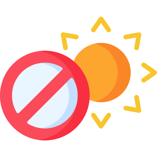 No sun - Free signaling icons