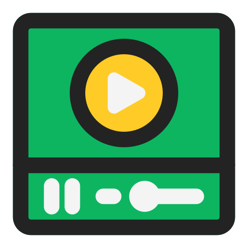 reproductor de video icono gratis