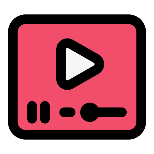 reproductor de video icono gratis