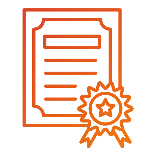 certificado icono gratis