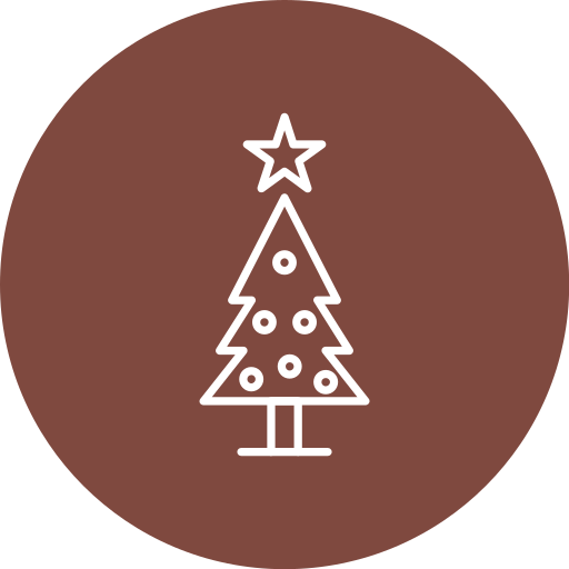 árbol de navidad icono gratis