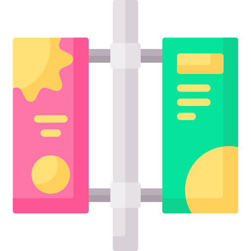 pancartas icono gratis