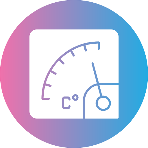 Temperature gauge free icon Temperature gauge free icon