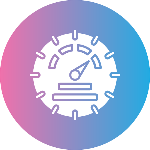 medidor de velocidad icono gratis