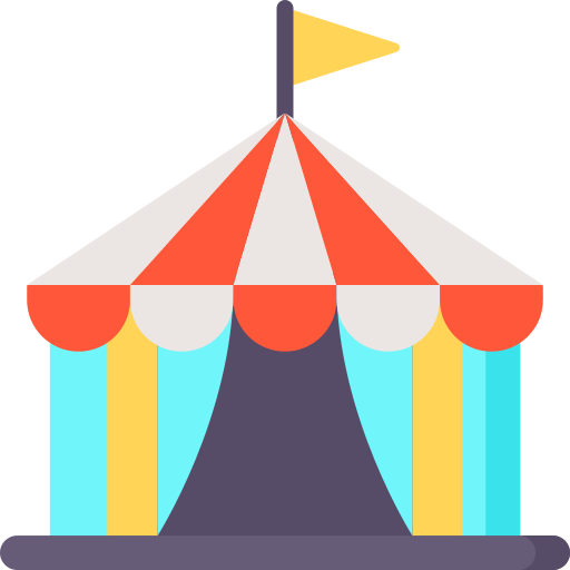 Circus tent Special Flat icon