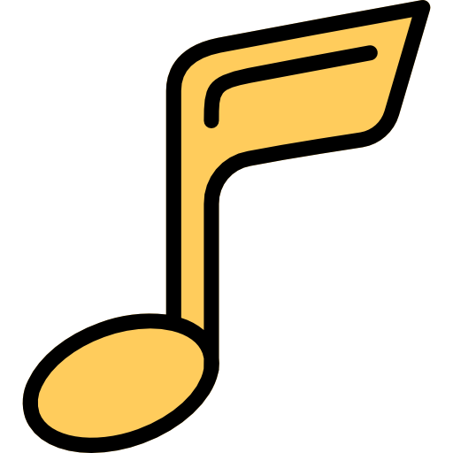 Musical note free icon