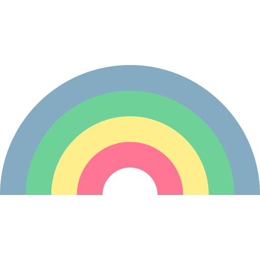 arco iris icono gratis