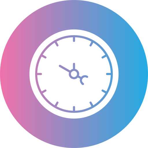 reloj de pared icono gratis