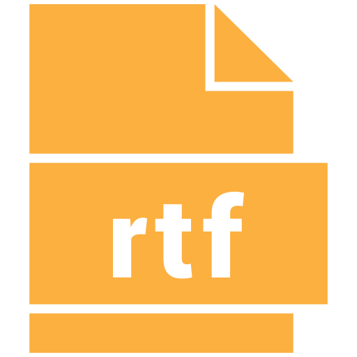 rtf icono gratis