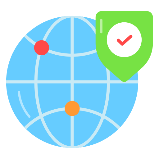 seguridad de la red icono gratis