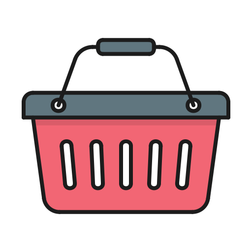 cesta de compras grátis ícone