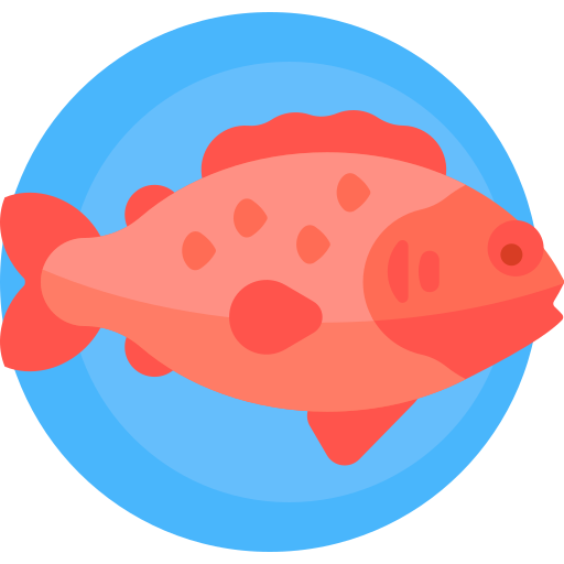 pescado rojo icono gratis