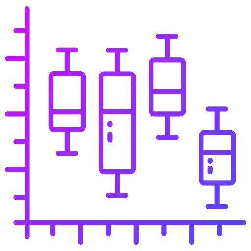 gráfico de velas icono gratis