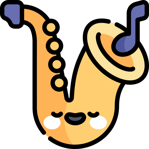 saxofón icono gratis