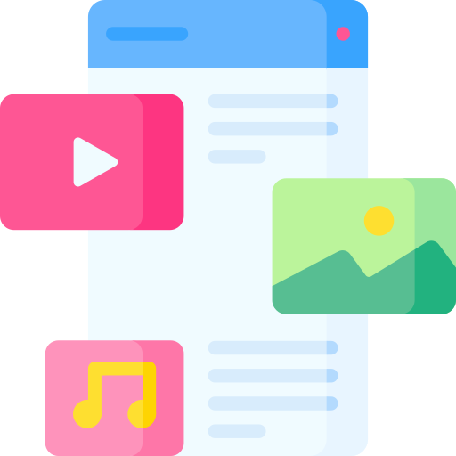 contenido icono gratis