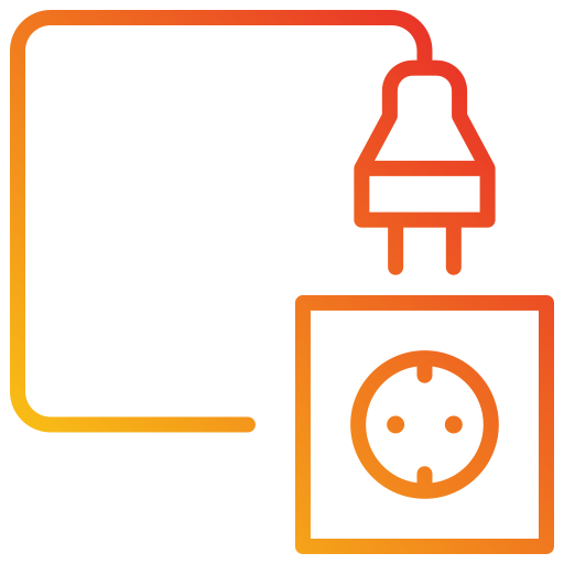 toma de corriente icono gratis