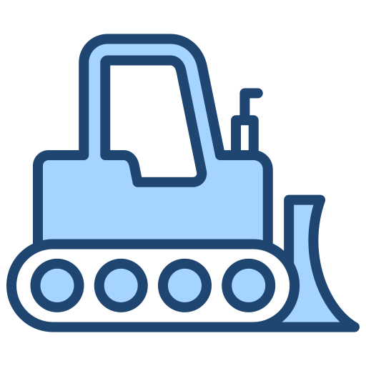 Bulldozer - Free Construction And Tools Icons