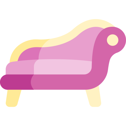 chaise longue icono gratis