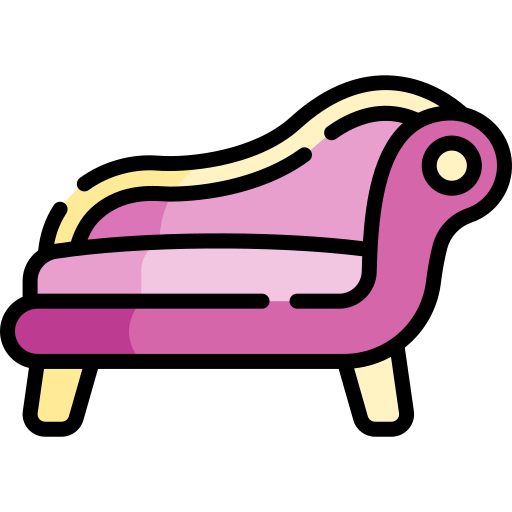 chaise longue icono gratis