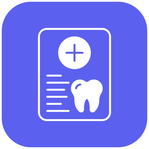 informe médico icono gratis