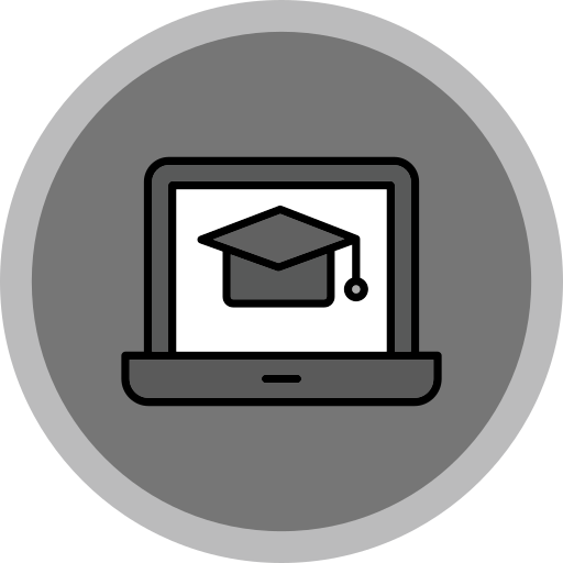 educação online grátis ícone educação online grátis ícone