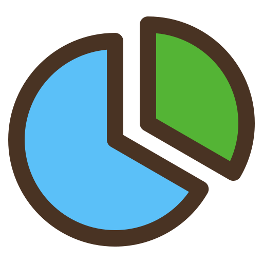 Pie chart free icon