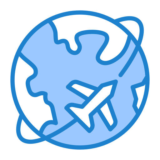 Travel free icon Travel free icon