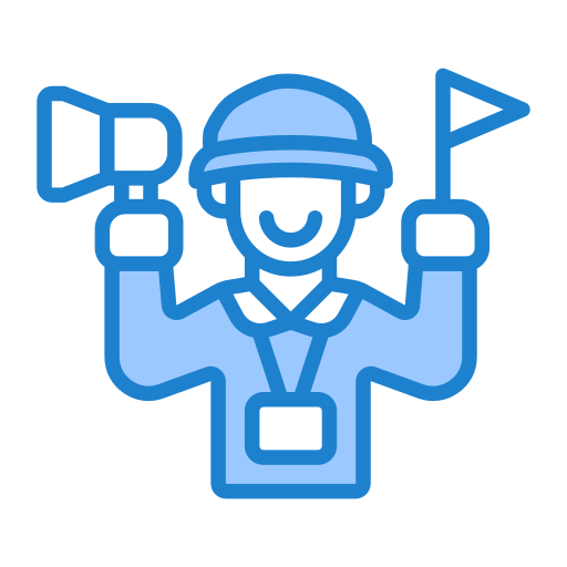 Tour guide free icon Tour guide free icon