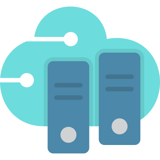 base de datos en la nube icono gratis