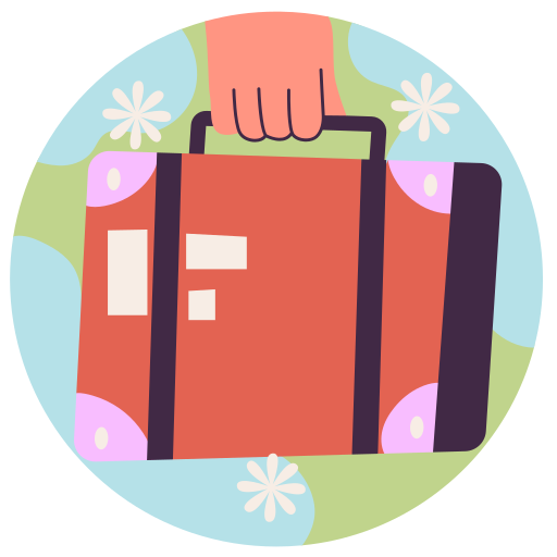 Suitcase free sticker Suitcase free sticker