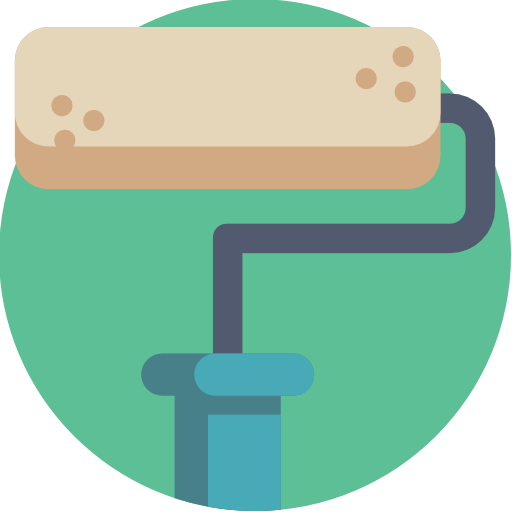 rouleau de peinture Icône gratuit rouleau de peinture Icône gratuit