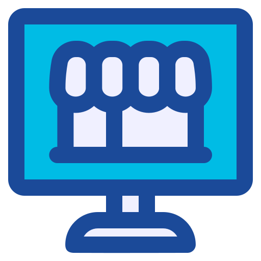 tienda online icono gratis