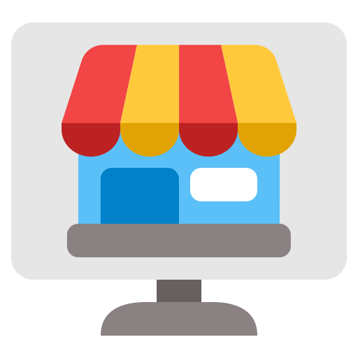 tienda online icono gratis