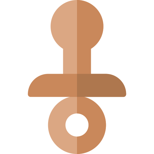 Pacifier free icon