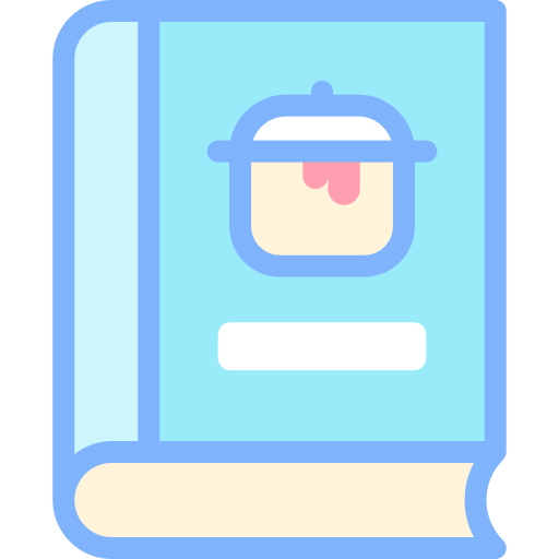 libro de recetas icono gratis
