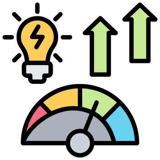 consumo de energía icono gratis