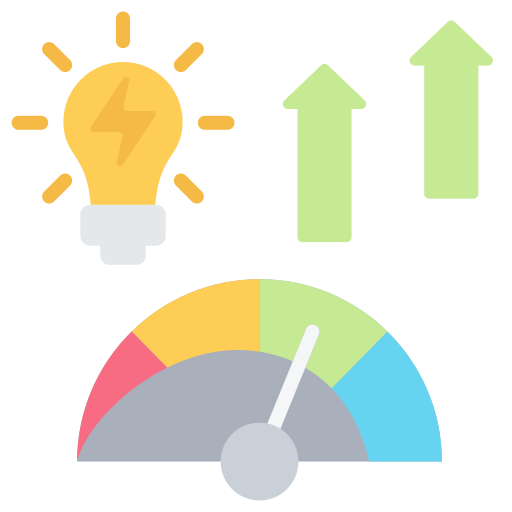 consumo de energía icono gratis