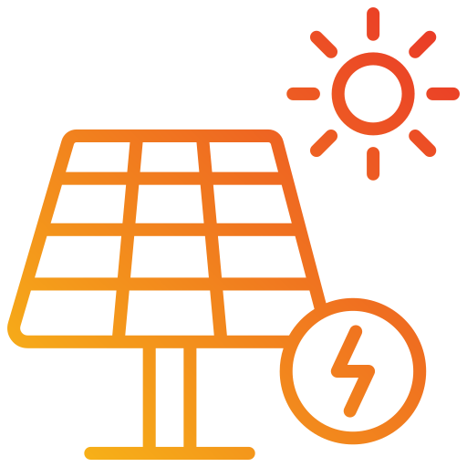 energía solar icono gratis