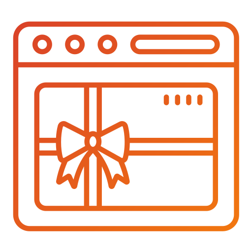 tarjeta de regalo icono gratis