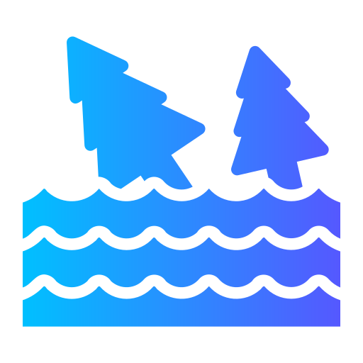 Flood free icon Flood free icon