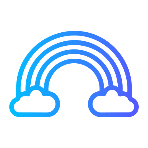 Rainbow free icon
