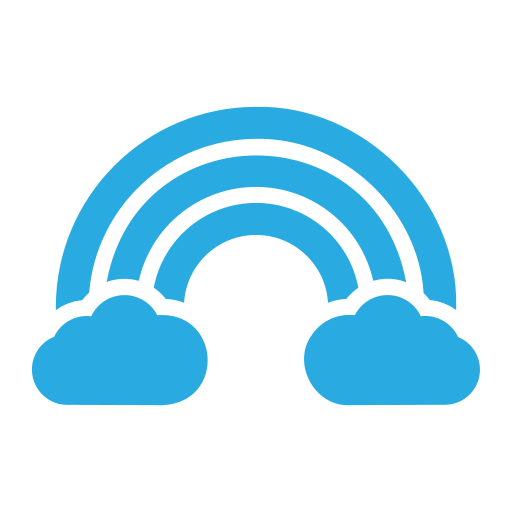 arcoíris icono gratis