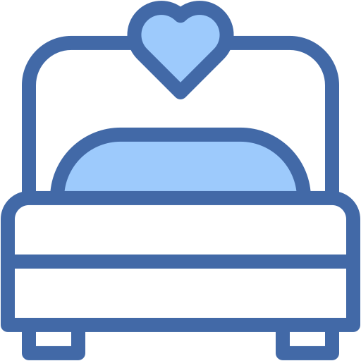 cama matrimonial icono gratis