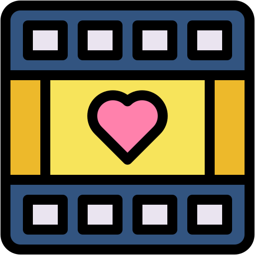 película romántica icono gratis