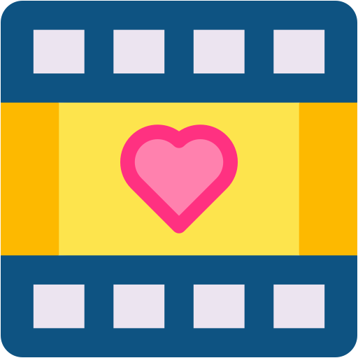 película romántica icono gratis