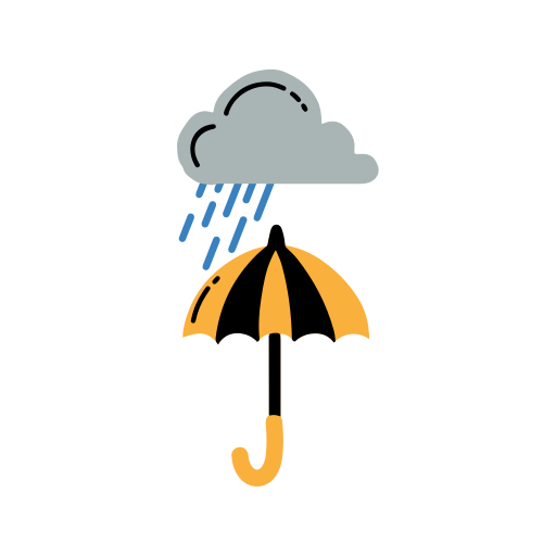 Umbrella Stickers - Free weather Stickers