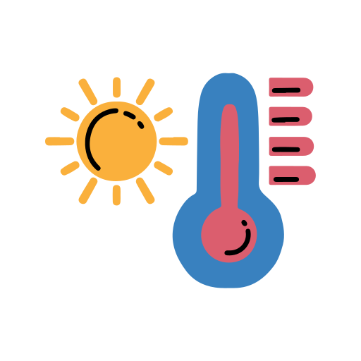 Temperature Stickers - Free weather Stickers