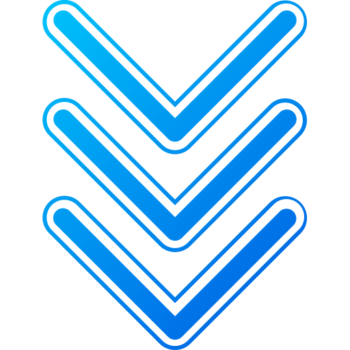 abajo cheurón icono gratis