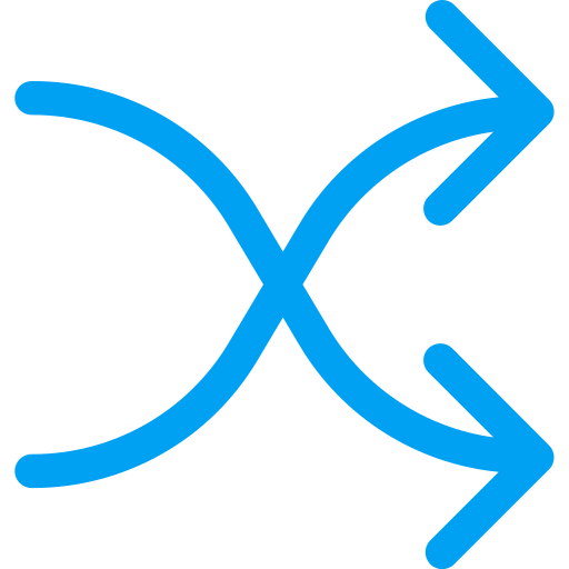 Shuffle free icon