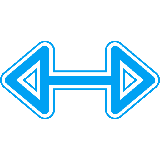 Left and right free icon